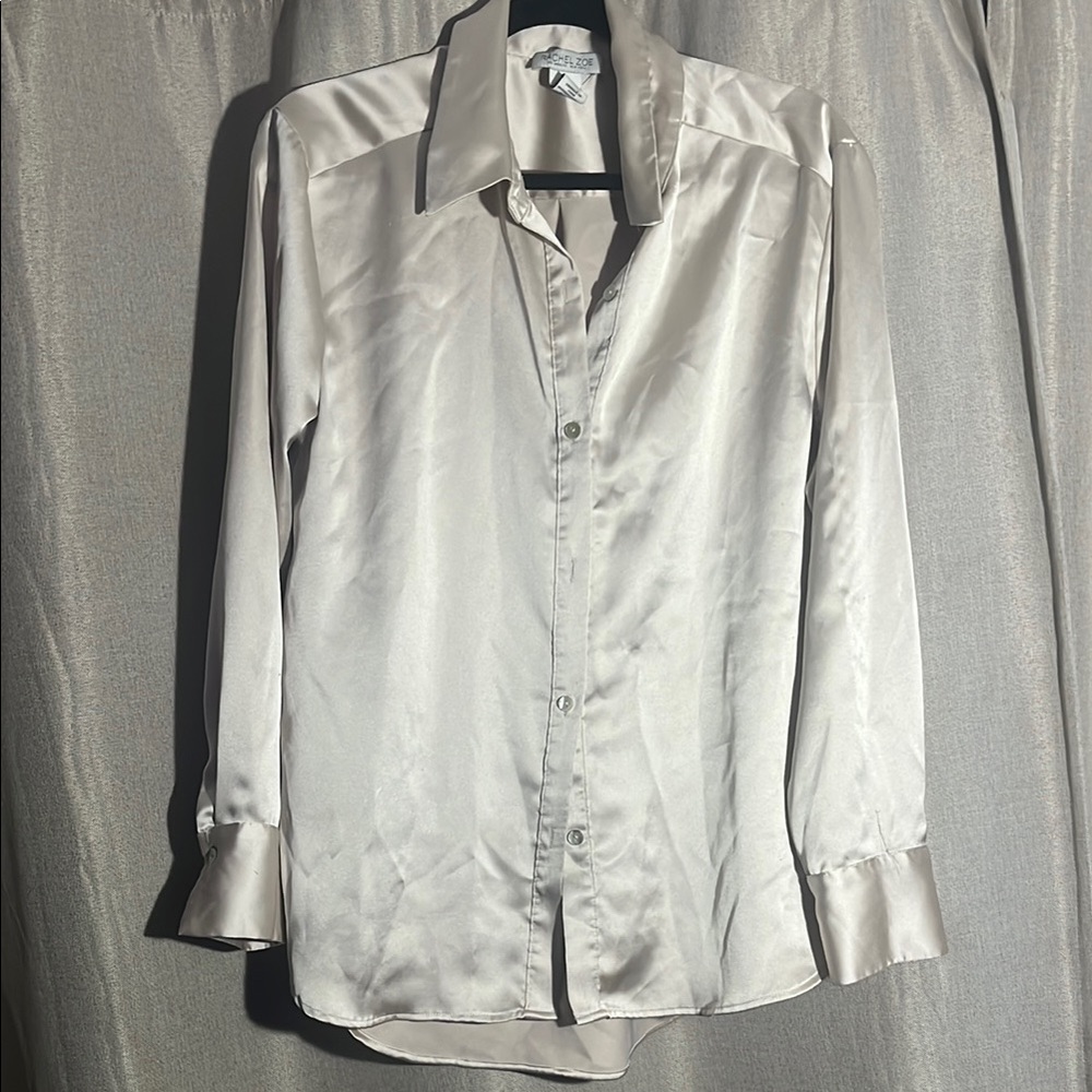 Women’s light tan Satin Shirt